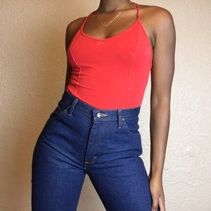 High rise denim wrangler jeans